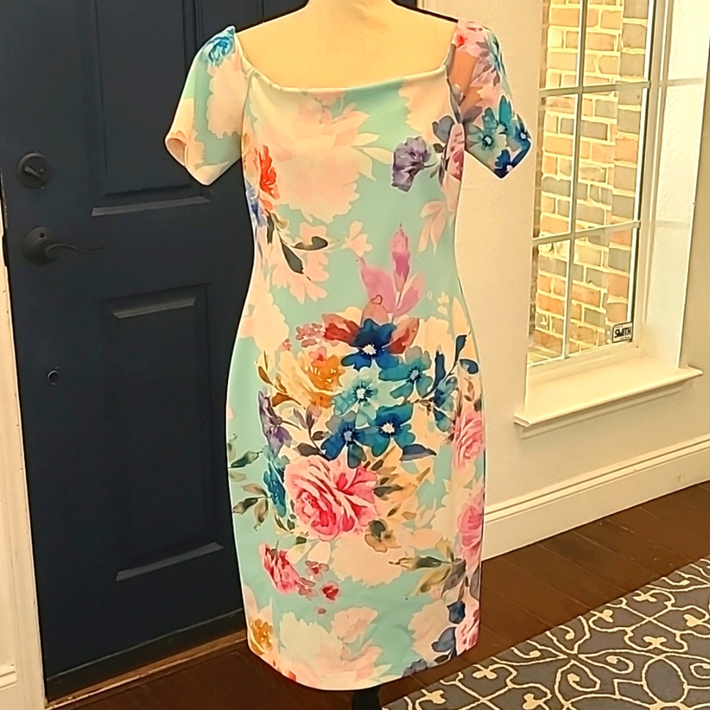 CALVIN KLEIN Floral Dress 10